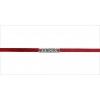 Pulseira Amor Coração de Couro Vermelho