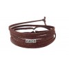 Pulseira Amor de Couro Marrom