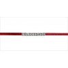 Pulseira Felicidade de Couro Vermelho
