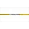 Pulseira I Love You Com Coração de Couro Amarelo