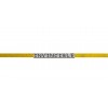 Pulseira Invencível ( Invincible )  de Couro Amarelo
