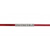 Pulseira Invencível ( Invincible ) de Couro Vermelho