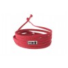Pulseira  Cabala  de Couro Vermelho