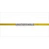Pulseira Imparável ( Unstoppable ) de Couro Amarelo