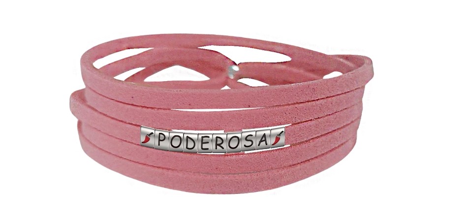 Pulseira Poderosa com Pimenta Rosa